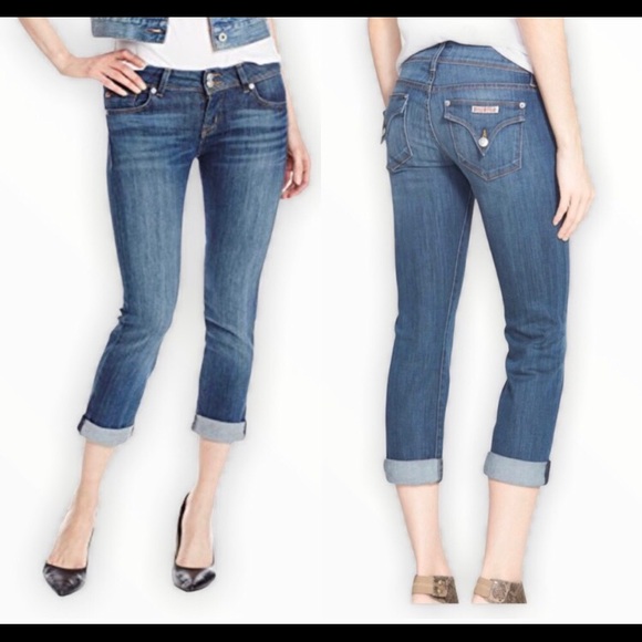 Hudson Jeans Denim - Hudson Ginny Ankle Straight With Cuff Jeans